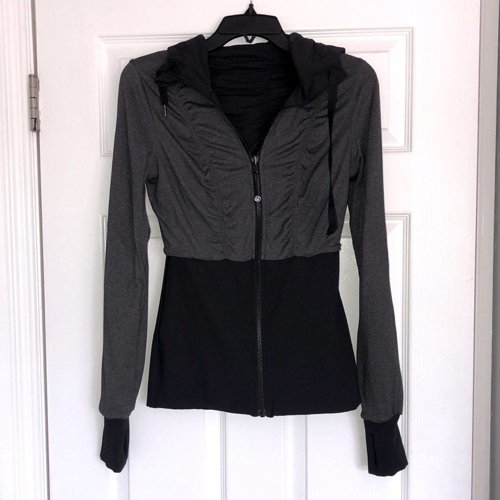 Lulu Lemon hooded reversible jacket